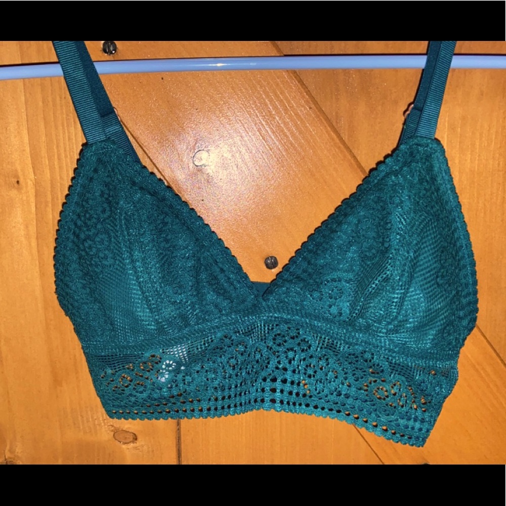 Teal bralette from aerie